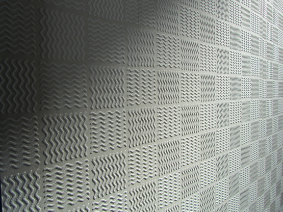 PAPER VIEW / Soft late-afternoon sunlight catches a wall in the entrance to the boat assembly area at Quicksilver’s HQ building at East Midlands Airport – home of the project for over a decade. Several thousand supporters and other guests have seen our work at close quarters on visits here, and chatted to members of the team. Many thanks to John Kirby.